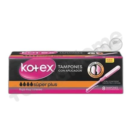 KOTEX TAMPON CON APLICADOR SUPER